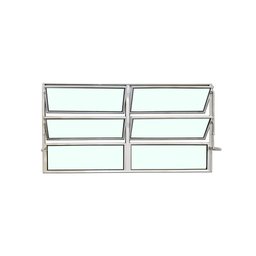 Vitro Basculante 60 X 120 Alumínio Branco - 1