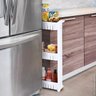 Prateleira Multiuso 3 Andares Com Rodinhas Para Dispensa - 6