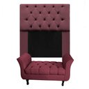 Ver imagem 1 de Kit Cabeceira Mirage + Calçadeira Grécia Solteiro 100cm Suede - Ecotec Decor:Vinho