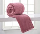Ver imagem 1 de Manta Solteiro Microfibra Home Design Rosa Antigo - Corttex