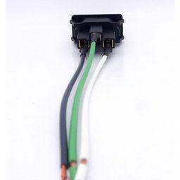 24 Tomada Fêmea Preta 3 Pinos 10a Preto Painel Aparelhos com Rabicho 15cm Margirius - 2