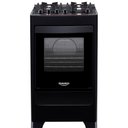 Ver imagem 1 de Fogão 4 Bocas Dako Supreme Glass Preto com Mesa de Vidro - Bivolt