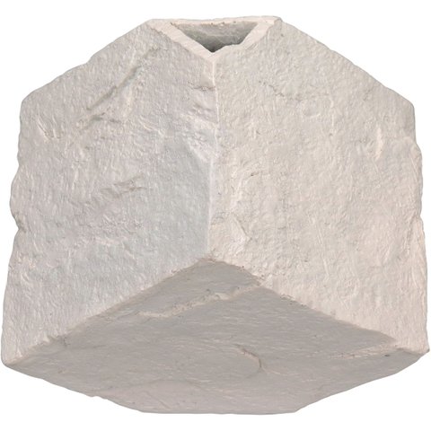Vaso Decorativo Enfeite Casa Cubo Home&co Resina 12x15x15cm Rosa
