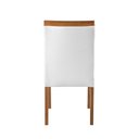 Ver imagem 6 de Kit 8 Cadeiras Decorativas Sala de Jantar Luxo Analice Facto Branco - Mozzelar