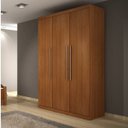 Ver imagem 1 de Guarda-Roupa Solteiro 3 Portas 3 Gavetas Roma Bianchi Móveis