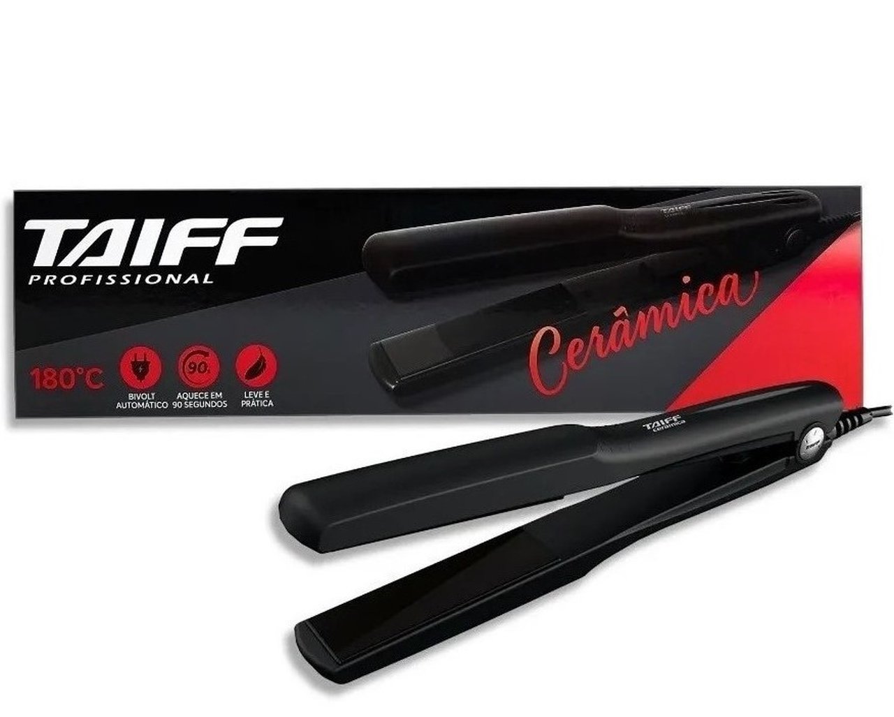 KIT - SECADOR DE CABELO PROFISSIONAL MQ VORTEX GOLD 2400W 220V + PRACHA TAIFF CERAMICA 180ºC BV - 4