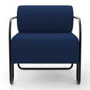 Ver imagem 5 de Kit 02 Poltronas Decorativas Orgânica Living Miska Veludo Azul Marinho - Abmaza