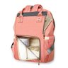 Mochila Bebê Maternidade Salmão Impermeável Mamãe Compartimentos - 2