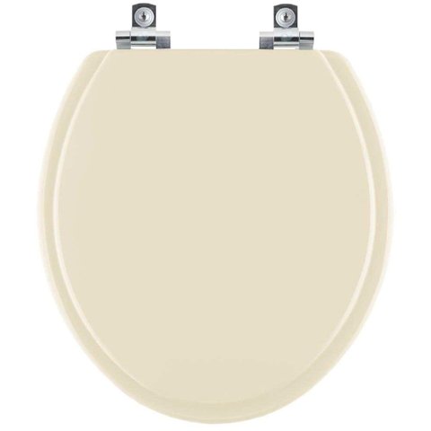 Assento Sanitário Soft Close Convencional Oval Areia para Vaso Icasa