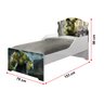 Mini Cama Infantil Hulk com Colchão Probel, Quarto de Menino - 2
