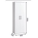 Ver imagem 2 de Estante Armário 60cm com 2 Portas Brv Móveis