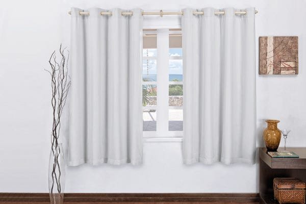 Cortina Corta Luz 3,00x2,80 Cor : Branca - 1