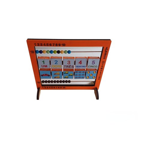Ábaco Divertido Educativos Pedagógicos Brinquedos Madeira Alfabetização Divertidos Criativos Educaç