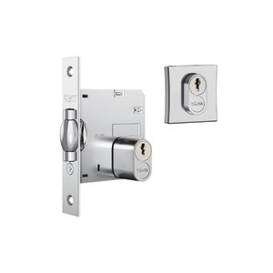 Fechadura Pivotante 1005 Redonda Inox - Stam Quadrado