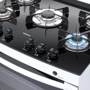 Ver imagem 3 de FOGAO 5 BOCAS VENAX DELPLUS VITREO BL BRANCO GAS GLP