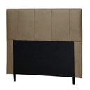 Ver imagem 1 de Cabeceira Cama Box Casal Donna 140cm Suede Bege - Abmaza