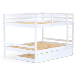 Treliche Casal Casal Eco Madeira Maciça Branco Mobilistore - 5