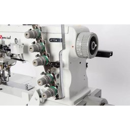 Máquina de Costura Industrial Galoneira Plana Fechada 220v com Motor Direct Drive SS5500D-01 Sun - 4