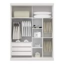 Ver imagem 2 de Guarda-Roupa Solteiro 4 Portas 3 Gavetas Roma Bianchi Móveis