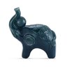Elefante Verde Petróleo 16 X 9 X 17 Cm 110030 - 1