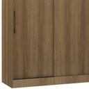 Ver imagem 4 de Guarda Roupa Solteiro 135cm 2 Portas 3 Gavetas Delphi Avelã L01 - Mpozenato