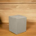 Ver imagem 2 de Puff Quadrado Decorativo Suede Bege