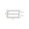Vitro Basculante 40x80 Alumínio Branco Vidro Liso - 4