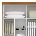 Ver imagem 6 de Guarda-Roupa Solteiro 2 Portas de Correr 3 Gavetas Roma Bianchi Móveis