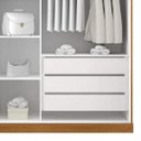 Ver imagem 7 de Guarda-Roupa Solteiro 2 Portas de Correr 3 Gavetas Roma Bianchi Móveis