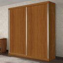 Ver imagem 1 de Guarda-Roupa Solteiro 2 Portas de Correr 3 Gavetas Roma Bianchi Móveis