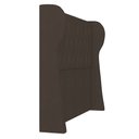 Ver imagem 7 de Cabeceira Casal King Cama Box 195cm Malva I02 Veludo Marrom - Mpozenato