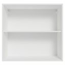 Ver mais imagens de Armário Aéreo para Quarto 70 Cm 2 Portas Branco Neo Madesa