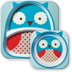 Kit de Alimentação Skip Hop Zoo Coruja - a Partir de 12 Meses+