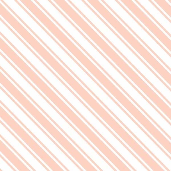 Papel Parede Listrado Listras Diagonal Rosa Bebe 0.50x3.00m - 1