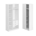 Ver imagem 7 de Guarda-roupa de Canto Reto Trend 4 Portas 1 Reflecta Altezza