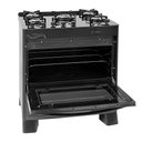 Ver imagem 3 de Suggar Fogão Neo Glass Preto Mesa de Vidro 5 Bocas Trempe 6 Apoios Acendimento Automático Fgvng510pt
