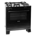 Ver imagem 2 de Suggar Fogão Neo Glass Preto Mesa de Vidro 5 Bocas Trempe 6 Apoios Acendimento Automático Fgvng510pt
