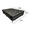 Cama Box Casal Conjugado Sleep Comfort 138x188x53 - 3