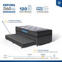 Ver imagem 3 de Cama Box + Colchão de Espuma D60 Double Face Guarda Costas Comfort Force Probel + Auxiliar de Molas