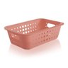 Cesta Organizadora Rosa Multiuso 29x20 Cm Marca ou - 1