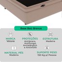 Ver imagem 2 de Cama Box Baú Viúvo Bravus 128x188x44 Bege