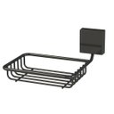 Ver imagem 1 de Suporte Sabonete Saboneteira Reta Preta para Banheiro Future