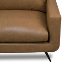 Ver imagem 6 de Sofá 4 Lugares para Sala de Estar Living Industrial 282cm Dijon L06 Couro Camel - Lyam Decor