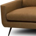 Ver imagem 5 de Sofá 4 Lugares para Sala de Estar Living Industrial 282cm Dijon L06 Couro Camel - Lyam Decor