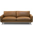 Ver imagem 3 de Sofá 4 Lugares para Sala de Estar Living Industrial 282cm Dijon L06 Couro Camel - Lyam Decor