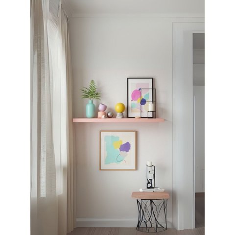 Prateleira 60cm MDF Rosa - On Móveis