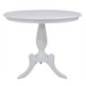 Mesa de Apoio Clássica Redonda Fragata 90cm Branco Provençal Soberati Mesa de Apoio Fragata - 1