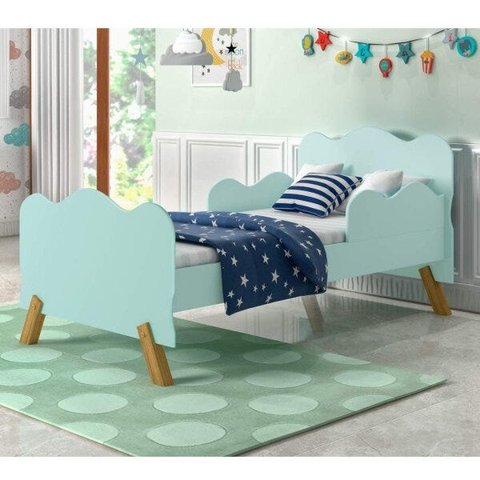 Mini Cama Infantil com Proteção Lateral Cambel Móveis