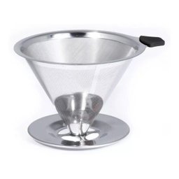 Coador Filtro Café Aço Inox sem Papel Original Cozinha - 1