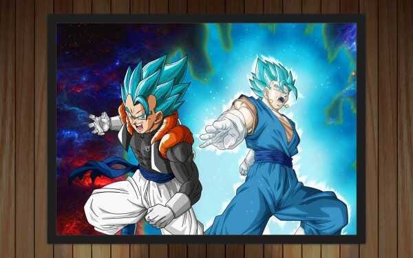 Quadro Decorativo Desenho Dragon Ball Z Goku Interiores